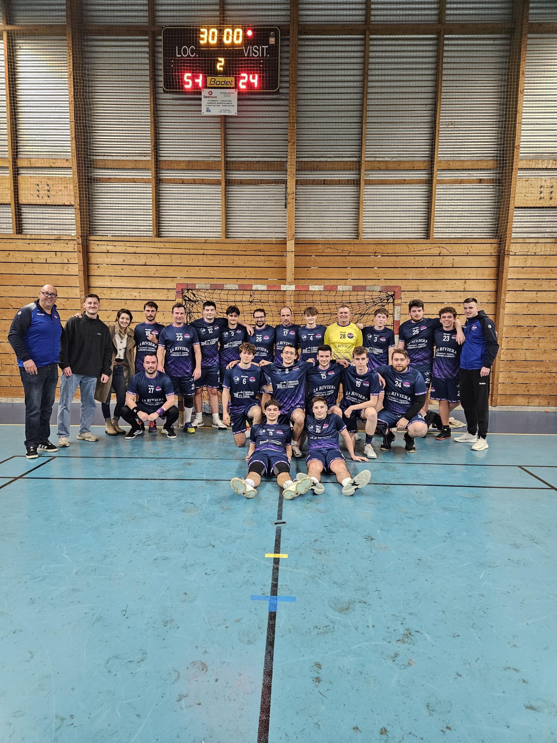 Soirée partenaires pour célébrer les nouveaux maillots